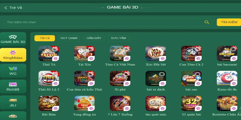 Đôi nét bao quát về sảnh game bài tại HB88